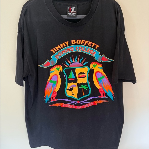 VINTAGE 1995 Jimmy Buffett Summer Session Tour T-Shirt XL Unisex City List - Picture 2 of 9